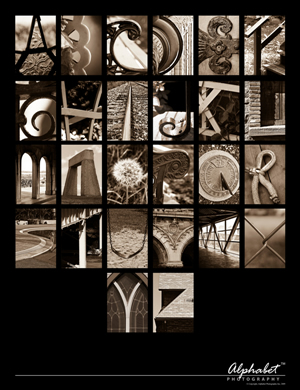 Alphabet Photography Poster.